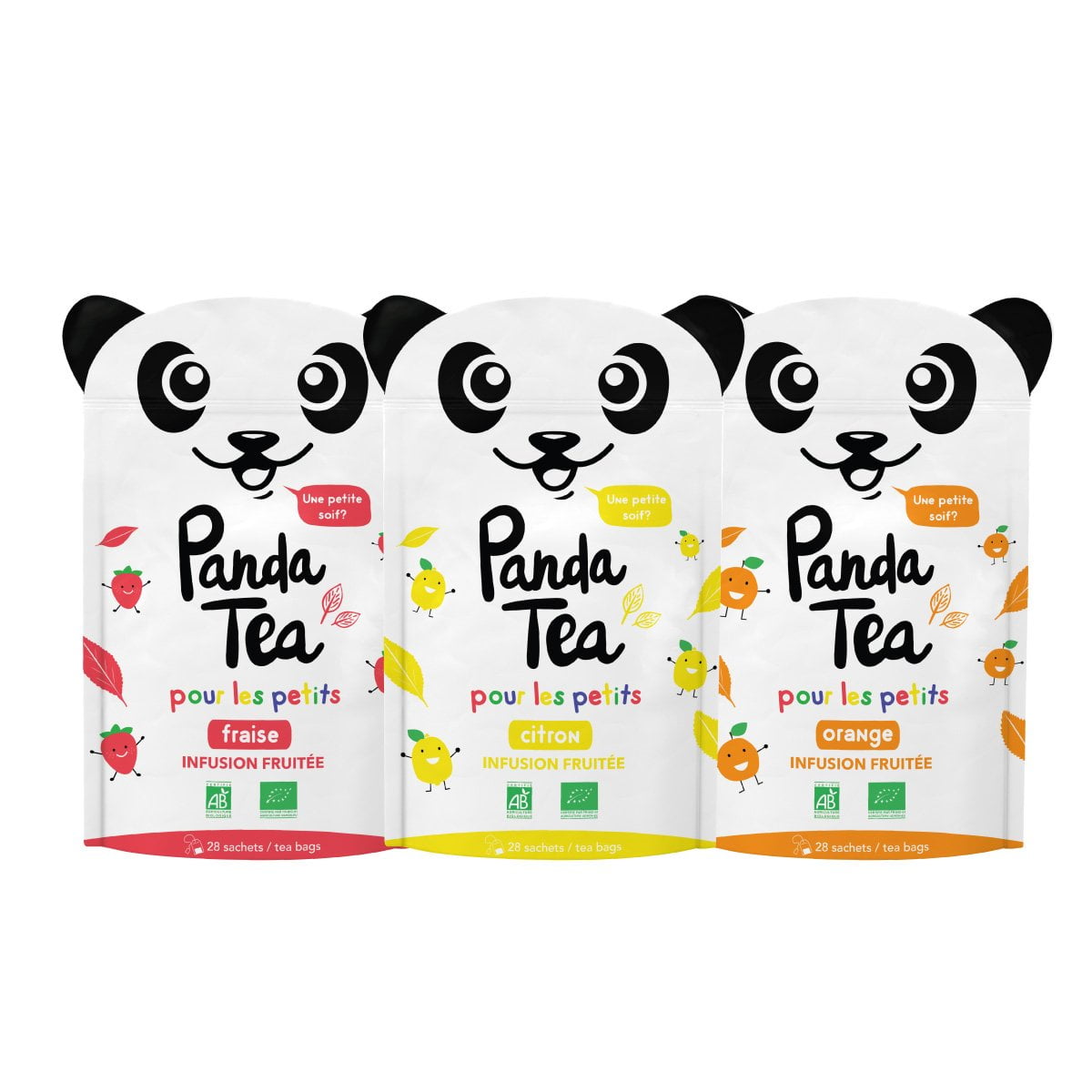 Panda Tea Mornong Boost Sachet x 28, Infusion, Bio