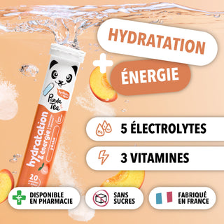 Pastilles Hydratation & Énergie - Pêche