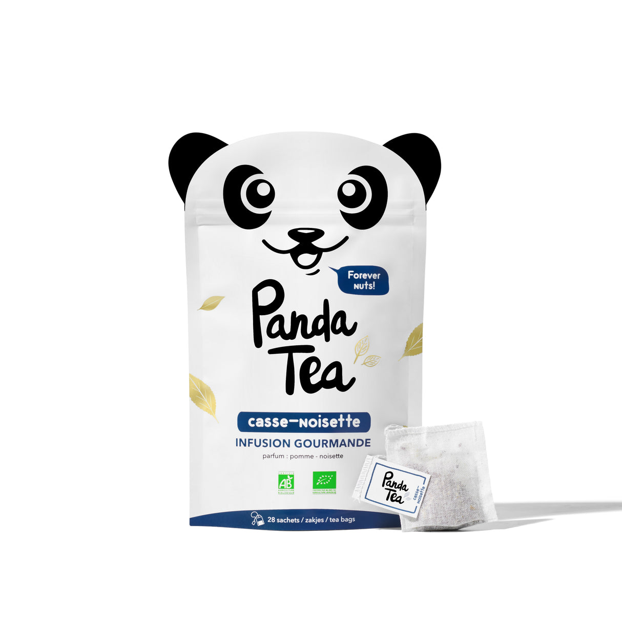 Panda Tea infusion vrac Casse-Noisette : pomme, cannelle et amande