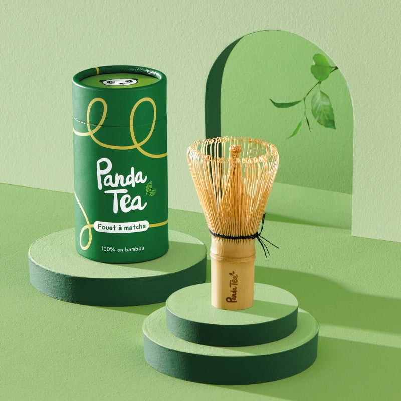Coffret Thé Matcha cérémonie bio et son Fouet- Thé vert matcha - Panda Tea