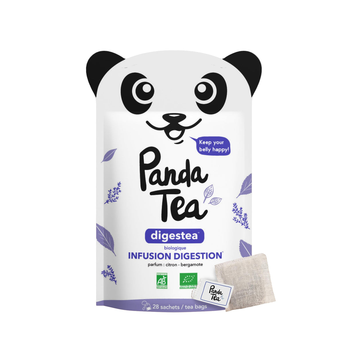 Tisanes digestion - Ballonnements et transit - Panda Tea