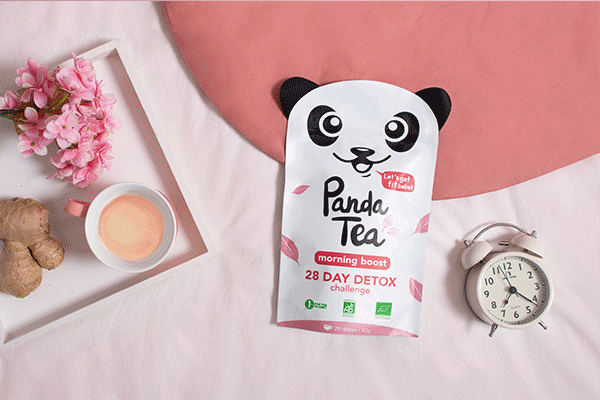 Panda Tea Morning Boost Détox Parfum Pamplemousse - Gingembre 28